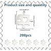 200Pcs Brass Pendants KKC-GO0001-01P-2
