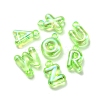 UV Plating Rainbow Iridescent Acrylic Pendants OACR-K003-007B-1