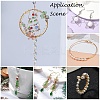 6 Rolls 6 Colors Round Copper Wire Set for Jewelry Making CWIR-NH0001-03A-0.4mm-3