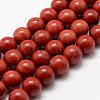 Natural Red Jasper Beads Strands G-E375-10mm-03-2