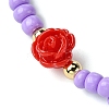 8Pcs 8 Colors Glass Seed Beaded Stretch Bracelet Sets BJEW-MZ00103-4