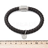 Braided Microfiber Leather Cord Bracelets BJEW-D304-13P-01-3