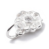 925 Sterling Silver Cubic Zirconia Pendants STER-Q001-02S-02-2