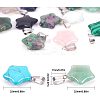 Natural & Synthetic Mixed Stone Pendants G-PH0034-36P-2