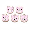Alloy Enamel Pendants ENAM-N054-75E-1