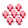 Handmade Polymer Clay Beads CLAY-T020-30E-1