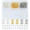425Pcs 6 Style Iron & 304 Stainless Steel Ear Nuts FIND-FS0001-88-1