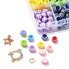 225Pcs Round Resin Beads DIY-YW0002-85-5