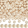 Natural Unfinished Wood Beads WOOD-SP0001-62E-1