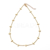 Brass Twisted Chain Curb Chain Necklaces NJEW-JN03092-01-1