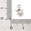 Brass Micro Pave Cubic Zirconia Charms KK-C085-23P-3