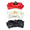 3Pcs 3 Colors Bowknot Cloth Claw Hair Clips PHAR-YW0001-02-2