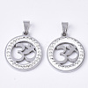 201 Stainless Steel Pendants STAS-N089-86P-1