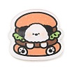 Dog with Hamberger Acrylic Brooches LS-JEWB-P018-01A-1