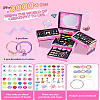 Children's DIY Treasure Jewelry Box AJEW-YWC0001-08-8