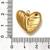 Ion Plating(IP) 304 Stainless Steel Rhinestone Pendants STAS-A104-09G-04-3