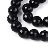 Opaque Solid Color Glass Bead Strands GLAA-R095-P10mm-02-3