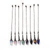 Gemstone Dowsing Pendulums G-L524-06R-1