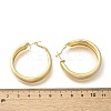 Brass Ring Hoop Earrings for Women EJEW-A121-17B-G-3