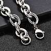 304 Stainless Steel Cable Chain Bracelets for Women LS-BJEW-Q050-01C-P-4