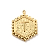 201 Stainless Steel Pendants STAS-R227-01T-G-1