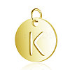 304 Stainless Steel Charms Ion Plating(IP) LS-A-STAS-S105-T514G-K-1
