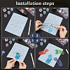 2Pcs 2 Styles Silicone Bookmark Molds DIY-PH0035-08-3