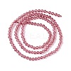 Transparent Glass Beads Strands GLAA-C019-01B-20-2