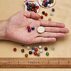 225Pcs 15 Style Natural Agate Round Beads G-TA0001-36-6