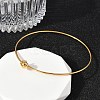 304 Stainless Steel Bangles for Women BJEW-C088-02G-2
