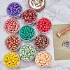 Sealing Wax Particles Kits for Retro Seal Stamp DIY-CP0003-54O-5