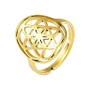 201 Stainless Steel Adjustable Rings for Women RJEW-M008-01G-1