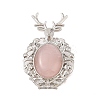 Natural Rose Quartz Pendants G-A226-02P-08-1