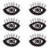 Evil Eye Shape Appliques DIY-WH0401-33-1