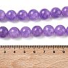 Dyed Natural Malaysia Jade Beads Strands G-G021-01D-01-2
