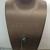 Stainless Steel Blue Planet Pendant Necklaces for Daily Wear and Parties QY7918-5