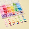 Handmade Polymer Clay Beads Strands CLAY-FS0001-09-4