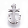 Non-Tarnish 304 Stainless Steel Slide Charms/Slider Beads LS-STAS-E472-01P-1
