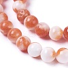Natural Persian Jade Beads Strands G-E531-C-12-3