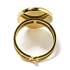 Ion Plating(IP) 304 Stainless Steel Open Cuff Rings RJEW-C079-04G-4