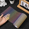 10 Yards Rainbow Color Polyester Tulle Fabric Rolls OCOR-WH0082-136A-3