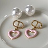 Alloy Enamel Stud Earrings FS-WGE0AD6-59-1