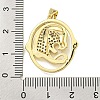 Brass Micro Pave Cubic Zirconia Pendants KK-K354-08A-G-3
