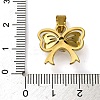 304 Stainless Steel Cubic Zirconia Pendants STAS-U018-01G-3