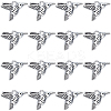 100PCS Tibetan Style Alloy Hummingbird Charms Pendants TIBEP-SC0002-63-1