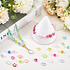 880pcs 24 Styles Eco-Friendly Transparent Acrylic Beads TACR-SP0001-23-4