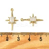 Brass Micro Pave Cubic Zirconia Pendants LS-KK-M277-08G-04-3