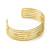 Ion Plating(IP) Butterfly 304 Stainless Steel Cuff Bangles for Women BJEW-B104-23G-2