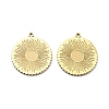 Ion Plating(IP) 304 Stainless Steel Pendants STAS-G347-08G-1