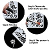 12Pcs 12 Styles PET Plastic Hollow Out Drawing Painting Stencils Templates DIY-WH0286-039-4